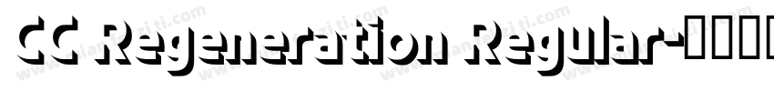 CC Regeneration Regular字体转换